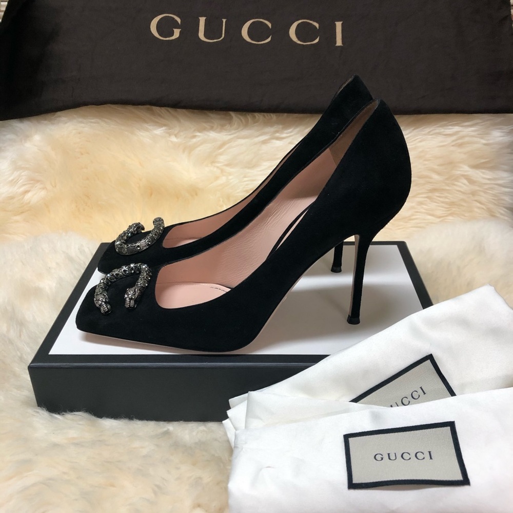 *SOLD* Gucci Dionysus Suede Pump - Picture 4 of 11